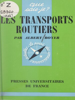 cover image of Les transports routiers